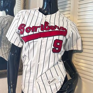 Vintage Powers “Bombers” Baseball Jersey Shirt - Size 32 - USA Made